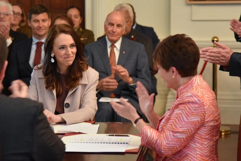 New Zealand's Ardern Sworn In For Second Term | The Straits Times