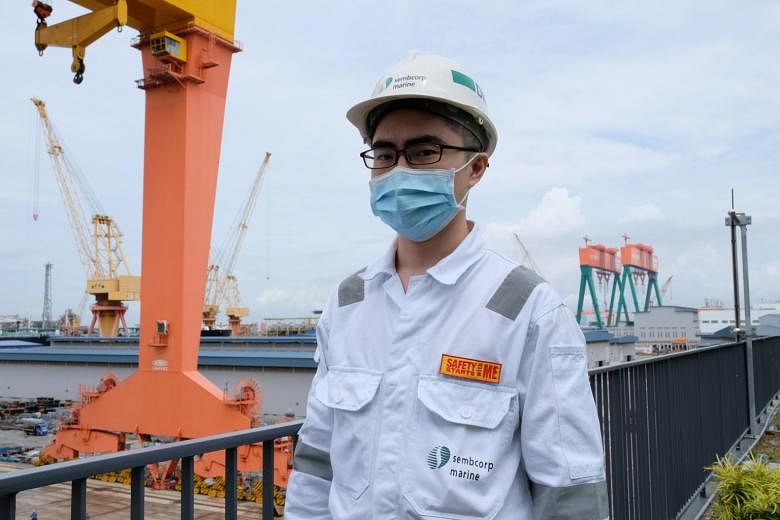 As industry pivots, marine engineer retrained to take on new role | The  Straits Times