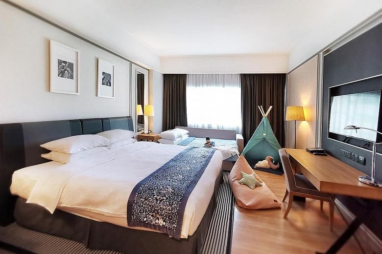 Orchard Hotel offers an Otter Family Christmas Adventure, a staycation package in its new family-themed premier room (above) which comes with a tepee, otter plush toys and kids' amenities. Guests staying at hotels run by Millennium Hotels and Resorts