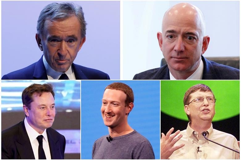 There are now a record 5 centibillionaires after global stock surge ...