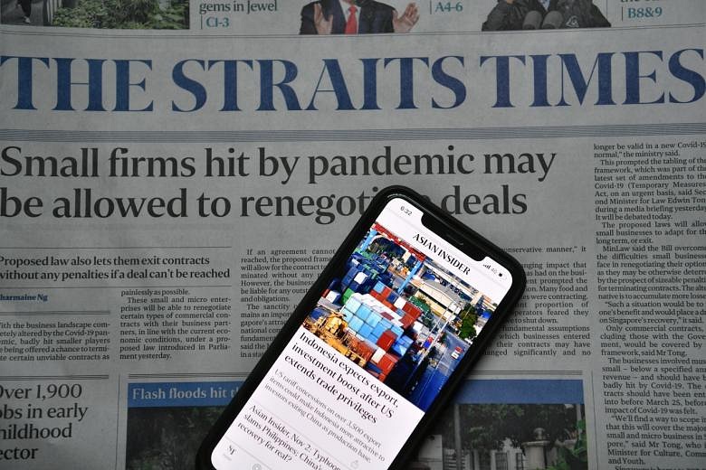 Ailing Us Newspapers Abandon Newsrooms As Covid 19 Crisis Deepens Woes The Straits Times