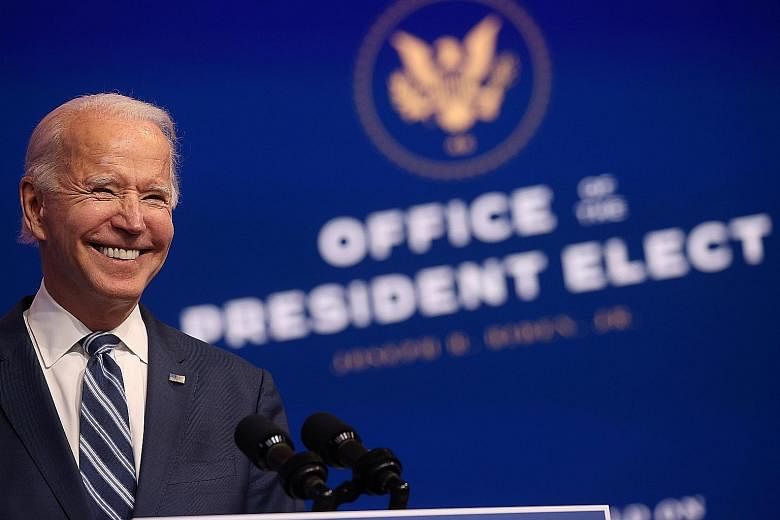 United States President-elect Joe Biden said on Tuesday that the unwillingness of President Donald Trump's administration to acknowledge that Mr Biden had won the election "is not of much consequence to our planning" in the transition to a new admini