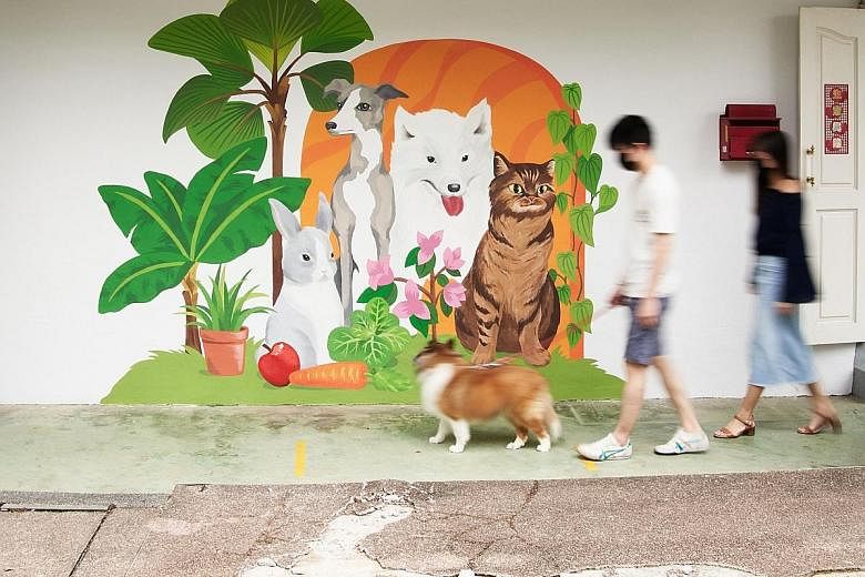 District 14: 7 Kali Bah, a dance film series (above) by local dance company P7:1SMA, draws on the sights, sounds and stories of Geylang Serai. It is part of the Arts In Your Neighbourhood programme, which kicks off today. Murals, such as this one tit