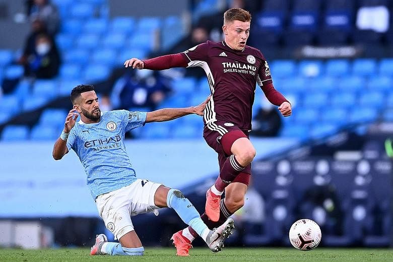 As Riyad Mahrez's Man City have lacked fluency in attack, Harvey Barnes' Leicester have seized the initiative and ascendancy in the Premier League.