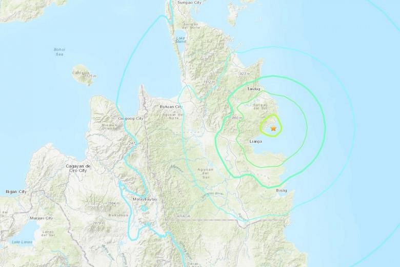 Earthquake of magnitude 6.1 hits Mindanao, Philippines | The Straits Times