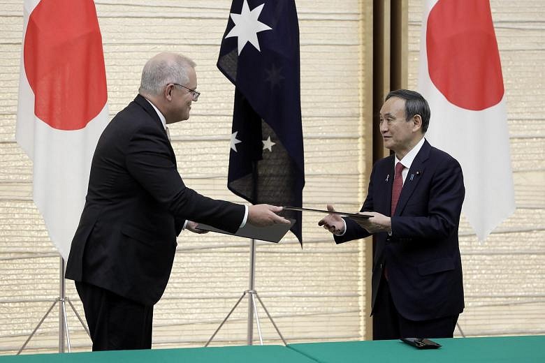 Japan, Australia Reach 'landmark' Security Agreement | The Straits Times