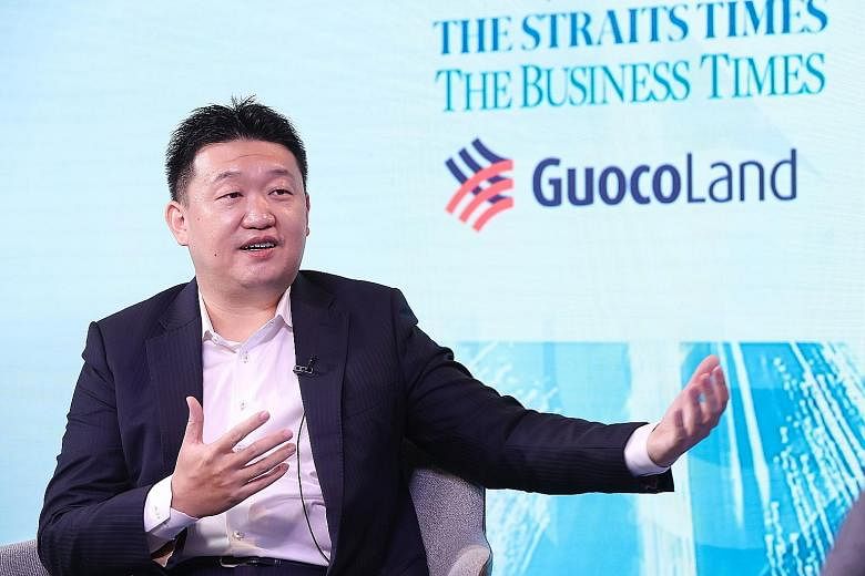 Sea chief executive officer Forrest Li's net worth is estimated at US$9.8 billion (S$13 billion), according to the Bloomberg Billionaries Index. ST FILE PHOTO