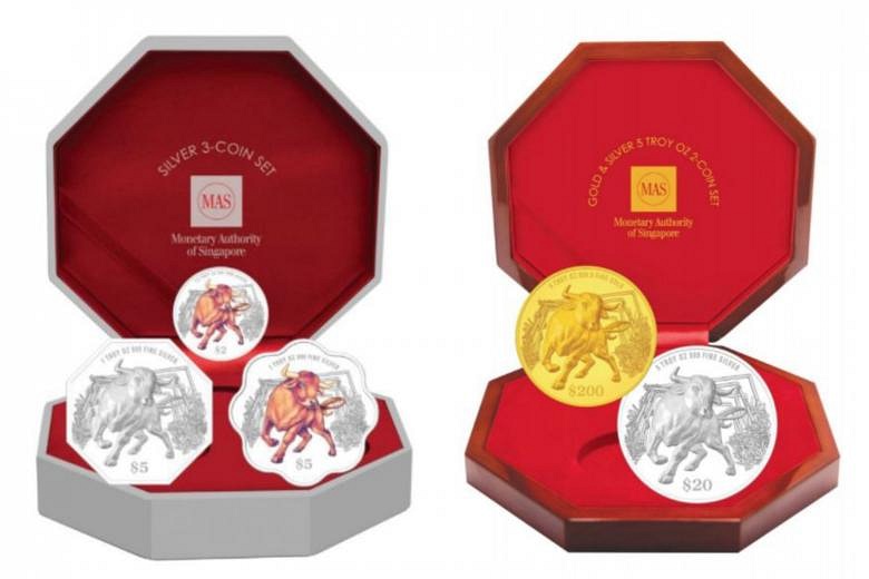 MAS unveils 2021 Year of the Ox coins which feature Coney Island