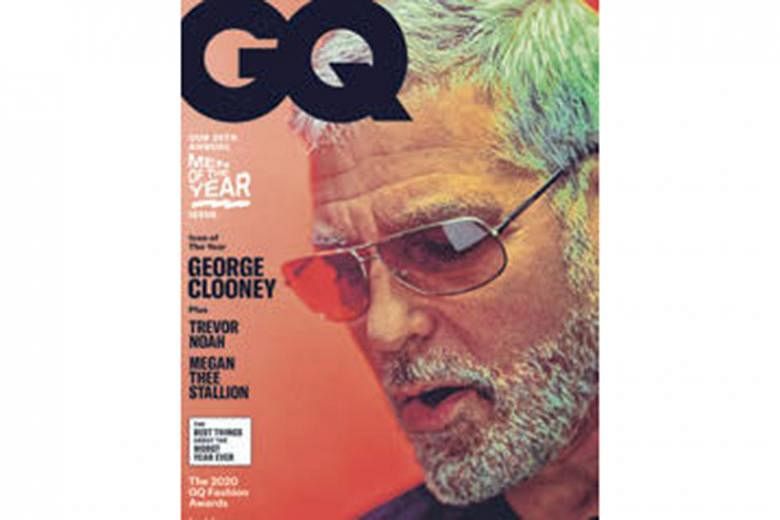 Actor George Clooney on the cover of GQ magazine's December/ January issue.