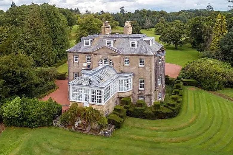 AirAsia founder Tony Fernandes had reportedly been living at the Skeldon House (right) for seven years. It is nestled in an extensive natural woodland stretching to the banks of the River Doon.