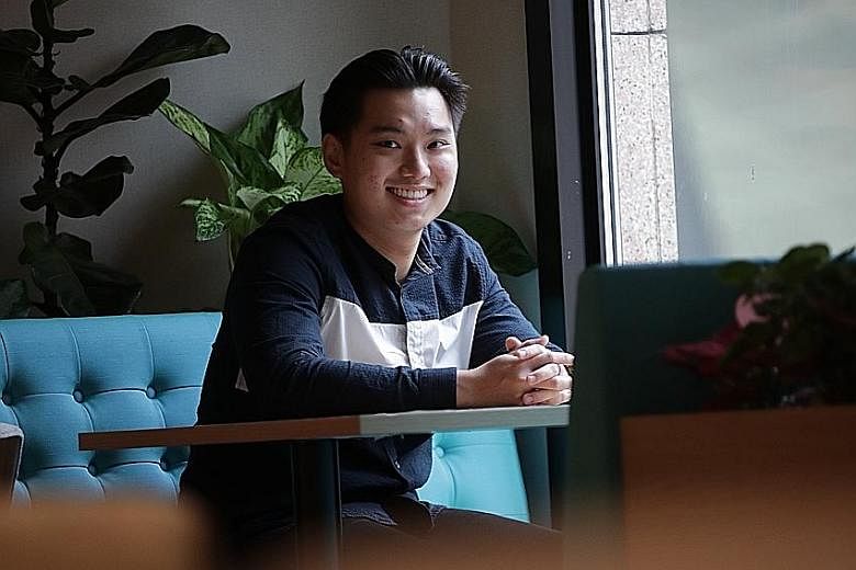 Cleaning company director Jimmy Tey, 23, is among a growing number of young people who are investing to grow their wealth. He has about $200,000 invested in equities and endowment plans.