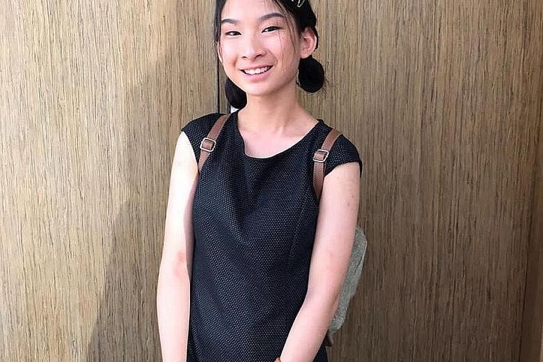 Two of Jayne Peh's songs made the winning list in the "Xin Kong Xia" National Schools Xinyao Songwriting Competition. PHOTO: JAYNE PEH