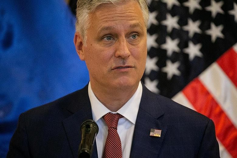 US envoy Robert O'Brien has backed South-east Asian countries in disputes with China.