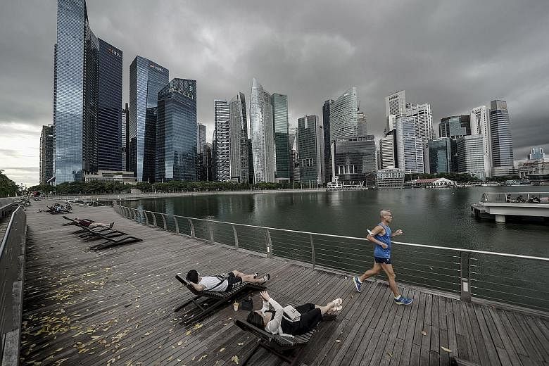 For some runners, switching routes between their neighbourhood, the city and even those close to nature will motivate them more. PHOTO: EPA-EFE
