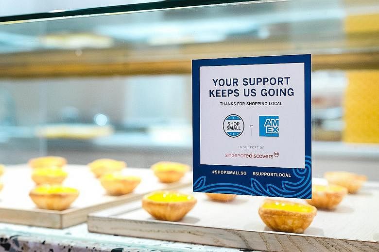 Financial services company American Express is helping to drive foot traffic back to stores by bringing its global Shop Small campaign to Singapore. Card members can get $5 cashback when they spend at least $10 at participating businesses from tomorr