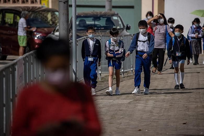 Schools in Hong Kong will shut again from tomorrow as part of measures the authorities are taking to battle the spread of the coronavirus in the city, where daily infections have risen above 100 in recent days.