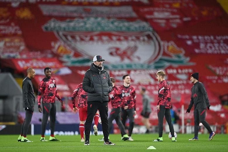 Jurgen Klopp's Liverpool will welcome a team to a spectator-less Anfield for one last time when Ajax visit, before fans will be allowed to return for their next home game.