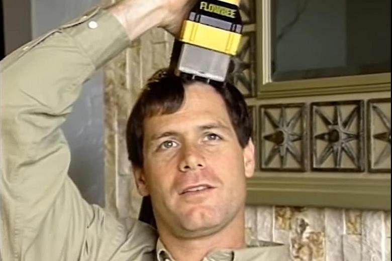 George Clooney (below) revealed that he has been using a Flowbee vacuum cleaner attachment (above) to trim his hair for 25 years.