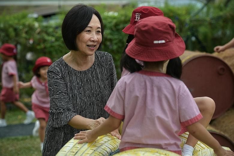 Dr Jacqueline Chung, academic director of St James' Pre-school Services, said inclusive education should happen as early as possible. ST PHOTO: KUA CHEE SIONG