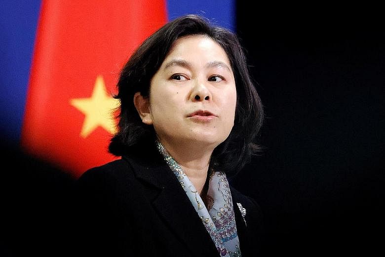 Chinese Foreign Ministry spokesman Hua Chunying asked whether Australian Prime Minister Scott Morrison lacks "a sense of right and wrong" after he demanded an apology for Beijing's provocative tweet.
