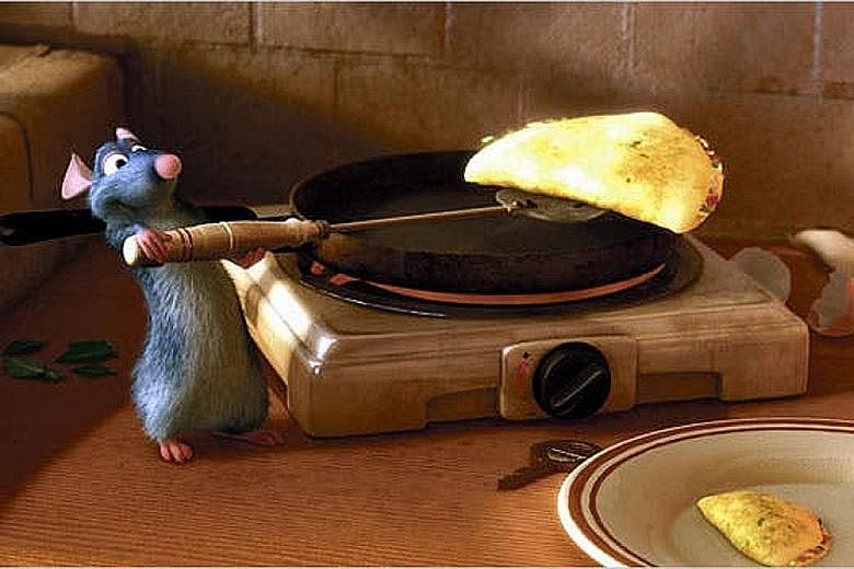 In Ratatouille, Remy the rat dreams of becoming a French chef.