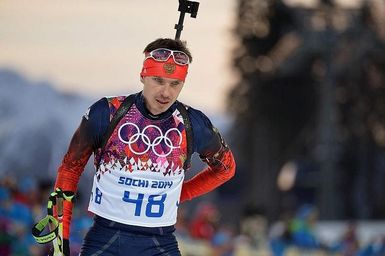 Russia's Evgeny Ustyugov was stripped of his relay gold medal won at the 2014 Sochi Games after being found guilty of doping.