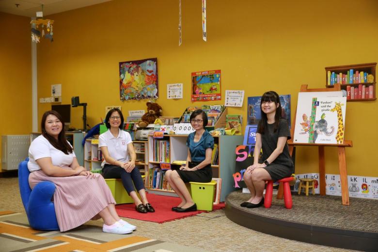 Four educators in early childhood, special needs, allied education