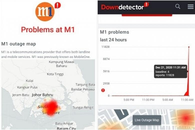 M1 Users Hit By 2nd Fibre Broadband Outage In A Month The Straits Times