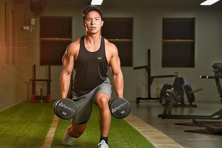 Dr Leroy Kiang, a dentist, built his physique through strength training and by paying attention to his nutrition.