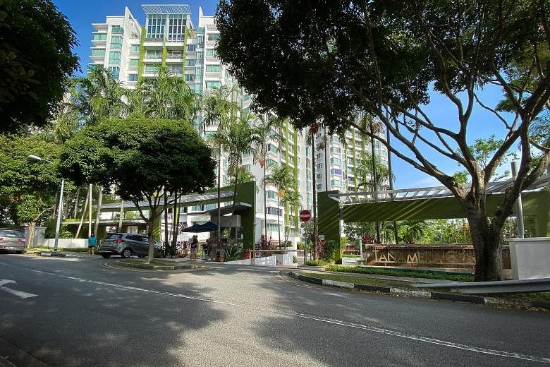 Lim Song Chua, 59, is accused of trying to kill Ms Heng Hwee Chay, 48, in a unit at the Tanamera Crest condominium (above) near New Upper Changi Road between 10pm on Tuesday and 8am on Wednesday.