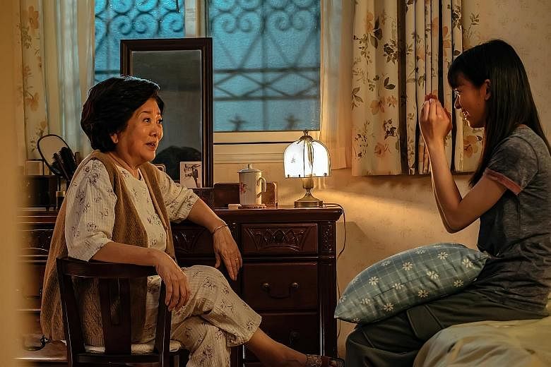 Golden Horse Award-winning actress Chen Shu-fang (left) plays a doting grandmother in the Taiwanese film Little Big Women, which is about women in a three-generation Taiwanese family. PHOTO: VIE VISION PICTURES