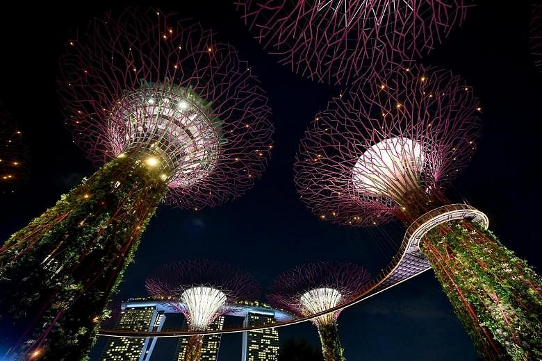 Garden Rhapsody, the popular light and sound show in which lights on the 12 Supertrees flicker in unison with a musical soundtrack, was suspended during last year's circuit breaker.