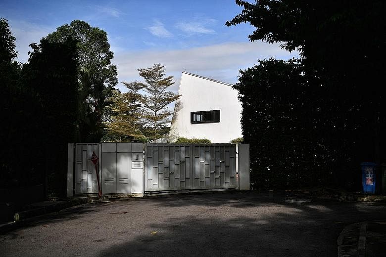 According to documents seen by The Straits Times, the option to purchase the 21,649 sq ft bungalow (right) was granted to Mr Zhang Hanzhi on Dec 22. The property is located next to the bungalow of his father, Mr Zhang Yong, who is Singapore's richest