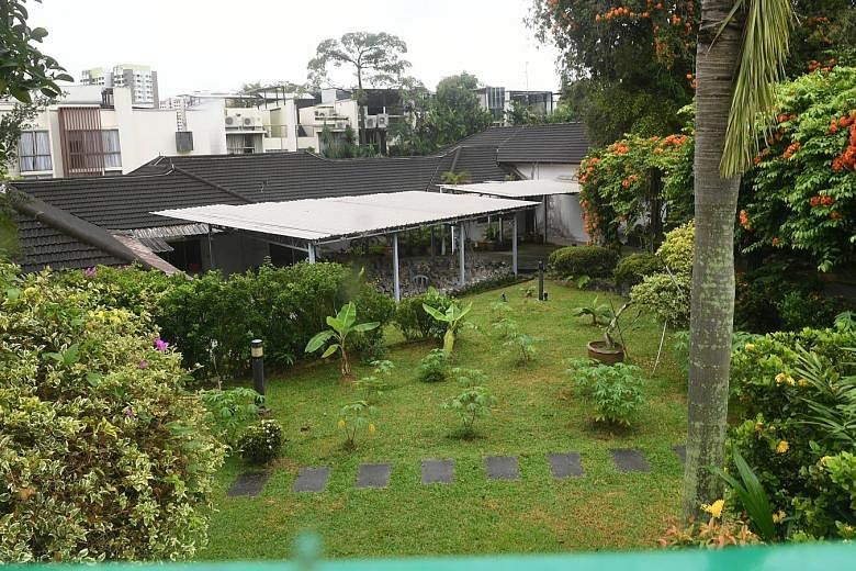The bungalow in Gerald Crescent, off Yio Chu Kang Road, sits on a 31,882 sq ft plot of land - about the size of half a football field. It has a 999-year lease that began in 1879.