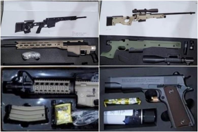 Man arrested for possessing and importing 47 airsoft guns The Straits