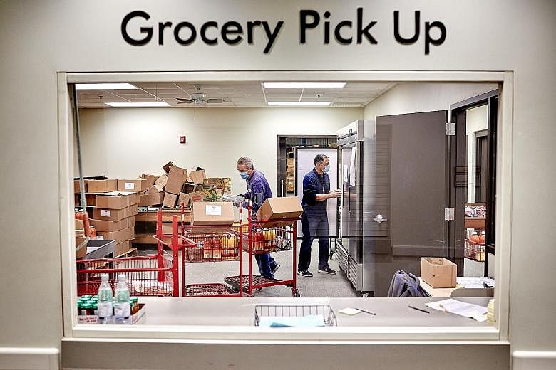 At a Kansas food pantry last week where donations were being prepared for those in need. Employers in the United States shed 140,000 jobs last month, the first net decline in employment since last spring. Millions in the country are struggling to mak