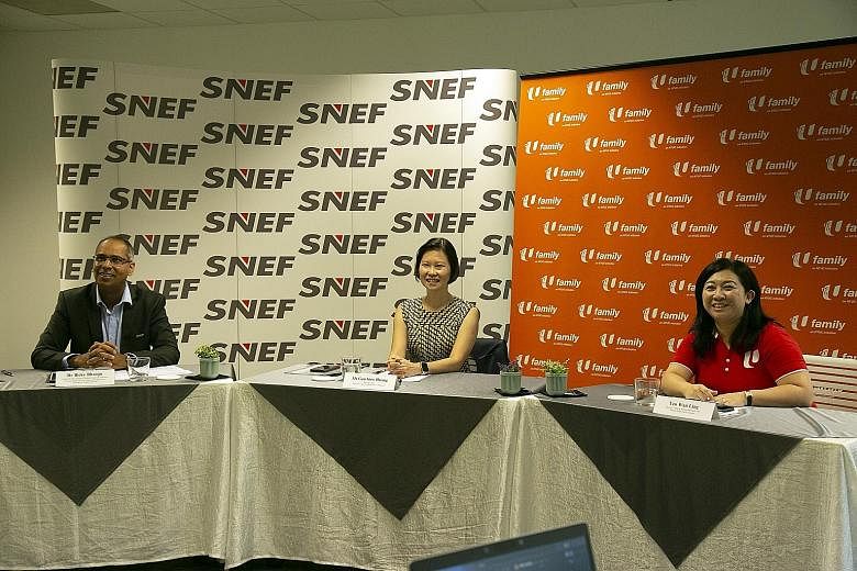 The panellists at the Conversations on Singapore Women's Development virtual dialogue yesterday were (from left) Dr Bicky Bhangu, a council member of the Singapore National Employers Federation; Minister of State for Manpower and Education Gan Siow H