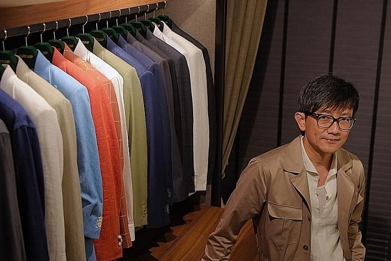 Closeknip co-founder Leslie Chia has pioneered what he calls a hybrid system of ready-to-wear and made-to-measure suiting.