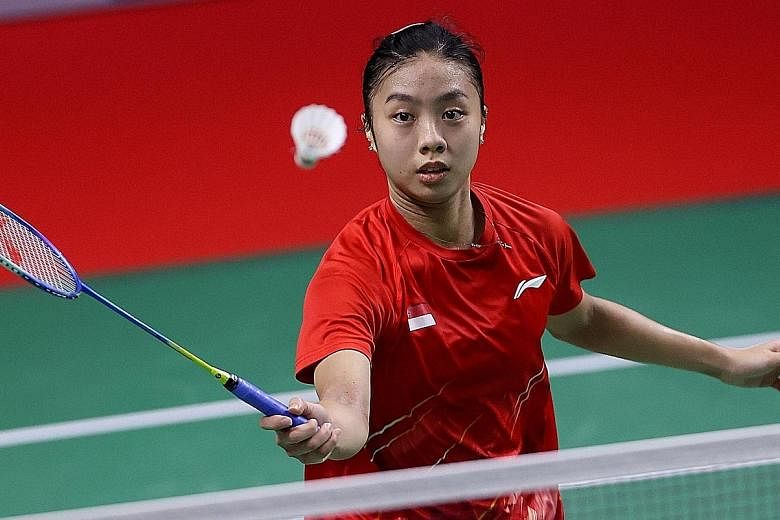 Yeo Jia Min beat Indonesia's Ruselli Hartawan in the Toyota Thailand Open on Wednesday but lost to South Korea's world No. 9 An Se-young 21-15, 21-7 yesterday.