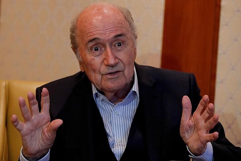 Sepp Blatter was accused of paying for his former deputy's use of a private jet in 2007.