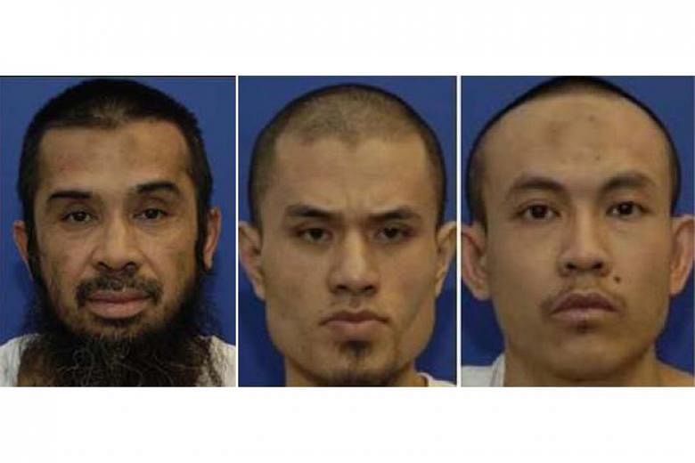 (From top) Riduan Isamuddin, Mohammed Nazir Lep and Mohammed Farik Amin were captured in Thailand nearly 18 years ago.