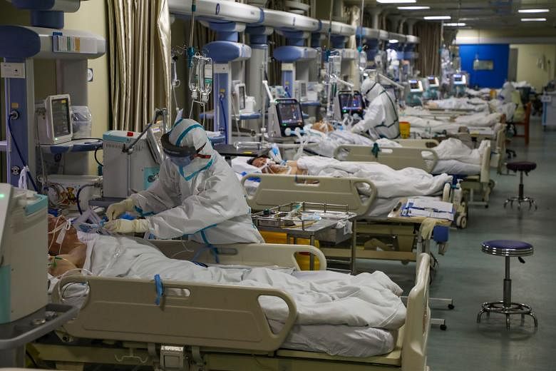 An isolated intensive care unit of a hospital in Wuhan last February, when the Chinese city was in lockdown over the coronavirus. Since then, China has done much better at containing the spread of the virus than other major economies, says the writer