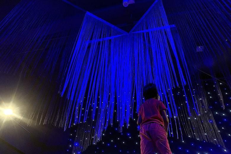 The Artground's new exhibition, Deep Sea by @wu.yanrong (above), is an immersive experience into imaginary deep waters.