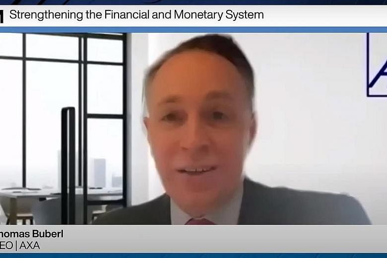 AXA chief executive Thomas Buberl sounded a note of caution on the current low interest rate environment. While a period of low interest rates is necessary to keep financial markets functioning, this has also enabled companies to borrow cheaply as th