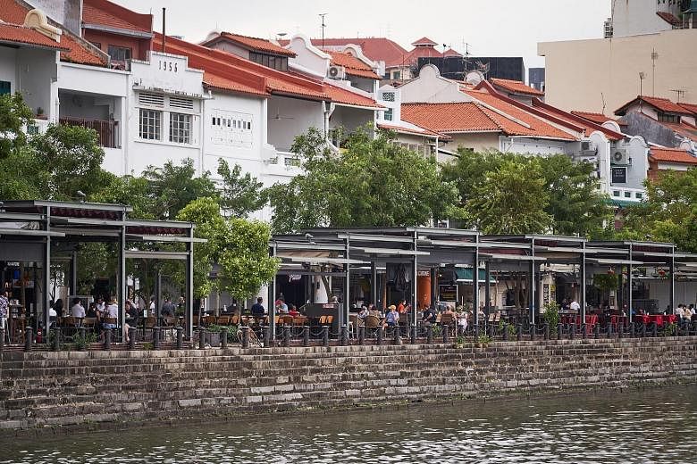 Prime shophouses are sought after as they offer capital preservation and stable rental income, said real estate consultancy Colliers International. PHOTO: BLOOMBERG