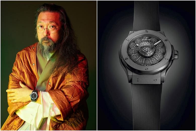 Takashi Murakami collaborates with Swiss watchmaker Hublot on a