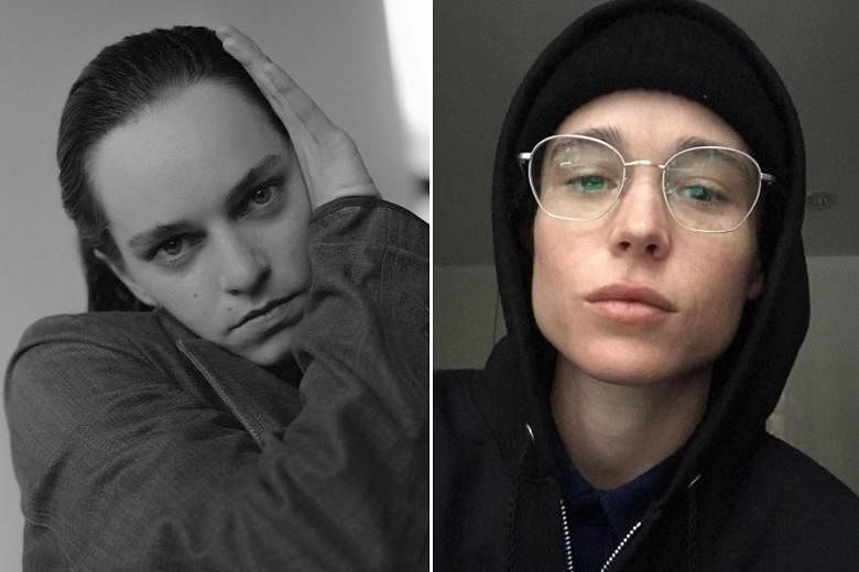 Actor Elliot Page (top) and dancer-choreographer Emma Portner (above) were married for three years.