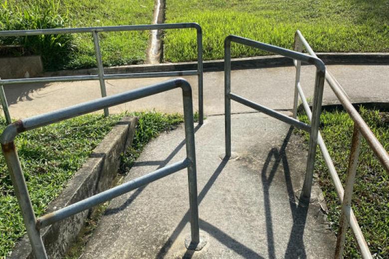 Your Picture: Barrier hinders movement up and down ramp | The Straits Times