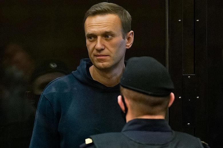 Disenchantment over inequality was targeted by Alexei Navalny (above) in a video showing a 100 billion rouble (S$1.7 billion) palace complex in Russia that he said was owned by President Vladimir Putin.