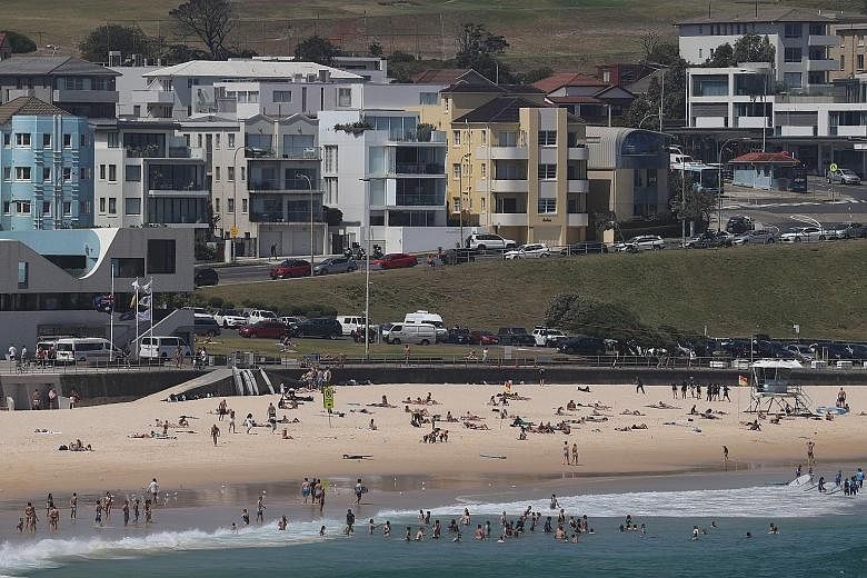 Bondi Beach in Sydney, Australia. Unusually, prices in Australia's regional areas are rising far more quickly than in major cities such as Sydney and Melbourne. In the past year, regional property prices have risen 7.9 per cent, compared with 1.7 per
